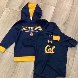 Boys Under Armour T-shirt and Rivalry Threads Hoodie